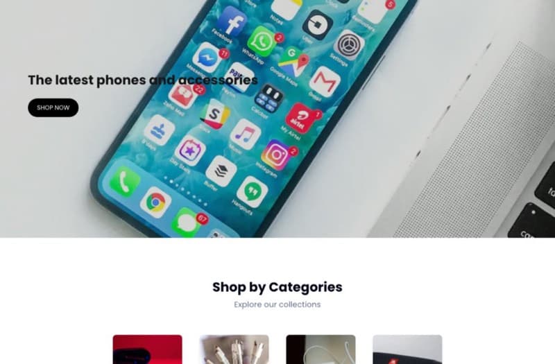 The mobile shop design, as a real shop