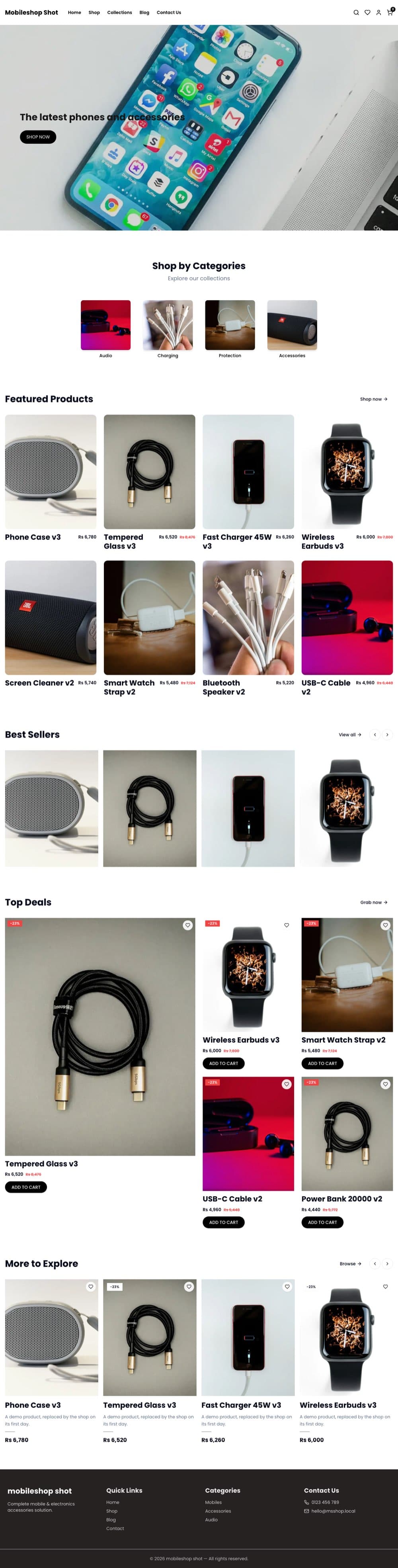 Mobile shop, Design 1